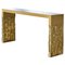 Gold Good Vibration Console Table by Davide Medri, Image 1