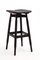 High Black Stained Oak Dom Stool by Marcos Zanuso Jr, Image 2
