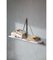 Polished Brass Marble T-Square Shelf by Michael Anastassiades 3