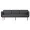 Gray Maxi Alce Sofa by Chris Hardy 1