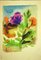 Disegno di Leo Guida, piante e fiori, anni '70, Immagine 1