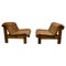 Vintage Leather Lounge Chairs, 1970s, Set of 2 1