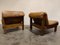 Vintage Leather Lounge Chairs, 1970s, Set of 2 8