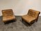 Vintage Leather Lounge Chairs, 1970s, Set of 2, Image 5