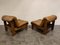 Vintage Leather Lounge Chairs, 1970s, Set of 2 6