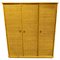 Kleiderschrank aus Rattan & Bambus von Dal Vera, 1960er 1