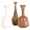 Mid-Century Ceramic Vases by Gunnar Nylund for Rörstrand, Sweden, 1950s, Set of 3 1