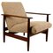 Mid-Century Mahogany Lounge Chair from Knoll Antimott, Germany 1