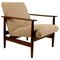 Mid-Century Mahogany Lounge Chair from Knoll Antimott, Germany, Image 1