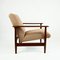 Mid-Century Mahogany Lounge Chair from Knoll Antimott, Germany 4