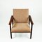 Mid-Century Mahogany Lounge Chair from Knoll Antimott, Germany 3