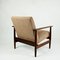 Mid-Century Mahogany Lounge Chair from Knoll Antimott, Germany 6