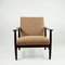 Mid-Century Mahogany Lounge Chair from Knoll Antimott, Germany, Image 2
