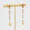 8 Carat Citrine 18 Karat White Gold Dangling Earrings from Baume 7