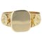 19th Century French 18 Karat Yellow Gold Signet Ring 1