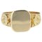 19th Century French 18 Karat Yellow Gold Signet Ring, Image 1