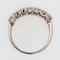 20th Century Brilliant Cut Diamonds Silver Garter Ring, Image 11