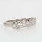 20th Century Brilliant Cut Diamonds Silver Garter Ring, Image 5