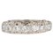 20th Century Brilliant Cut Diamonds Silver Garter Ring, Image 1