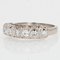 20th Century Brilliant Cut Diamonds Silver Garter Ring 3