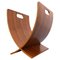 Porte-Revues Mid-Century Moderne en Bois, Italie 1