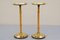 Art Deco Bamboo Tube and Brass Stands, 1920s, Set of 2 3