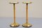 Art Deco Bamboo Tube and Brass Stands, 1920s, Set of 2, Image 3