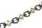 Diamonds Citrine Onyx Gold and Silver Link Bracelet 3