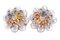 Boucles d'Oreilles Diamants, Perles, Saphirs, Or Jaune et Blanc, Set de 2 2