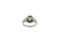 Anello di fidanzamento fatto a mano con smeraldo, diamante e oro bianco a 18 carati, Immagine 3