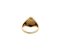 White and Black Diamond & 18 Karat Yellow Gold Monogram Ring 4