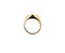 White and Black Diamond & 18 Karat Yellow Gold Monogram Ring 3