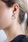 Boucles d'Oreilles Diamants et Or Blanc 18 Carat, Set de 2 3