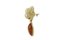 Amber 18K Gold Stud Earrings, Set of 2, Image 3