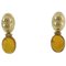 Orecchini a bottone in oro 18K color ambra, set di 2, Immagine 2