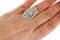 White Diamond & 18 Karat White Gold Ring 6