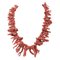 Italian Coral Branchas Necklace 1