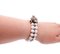 Sapphire, Emerald, Diamond, Pearl, 9kt Rose Gold and Silver Bracelet 2