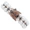 Sapphire, Emerald, Diamond, Pearl, 9kt Rose Gold and Silver Bracelet, Image 1
