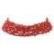 Italian Red Coral Choker Necklace 1