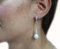 Antike handgefertigte Ohrringe mit Diamant und australischer Perle, 2er Set 3