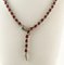 Antique Handcrafted Snake Necklace with Rubies, Diamonds, 9 Karat Yellow Gold and Silver 2
