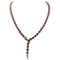 Collier Serpent Artisanal Antique avec Rubis, Diamants, Or Jaune 9 Carat et Argent 1