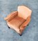 Cognac Leather Club Armchair, 1940s, Image 6