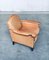 Cognac Leather Club Armchair, 1940s, Image 15