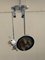 Steel and Polychrome Glass Chandelier with 3 Lights by Carlo Nason for Mazzega 4