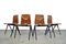 Chaises d'École S22 Thur Op Seat par Elmar Flototto pour Pagholz / Galvanitas, 1960s, Set de 4 2