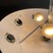 Art Deco Deckenlampe aus Glas und Messing 9