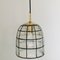 Mid-Century Glass Model 4184 Ceiling Lamp and Pendant from Limburg, Germany, 1960s 2