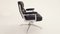 Black Leather ES 104 Swivel Lobby Chair by Charles & Ray Eames for Herman Miller, 1960, Image 6